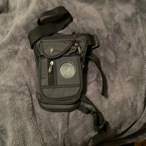 Black waist bag. NWOT